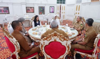 Bahas Pembangunan Jembatan Bengkalis-Meranti, Ditjen PUPR Bertemu Gubri Syamsuar