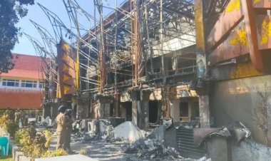 Dinas PUPR Segera Bongkar Gedung Utama MPP Pekanbaru yang Terbakar