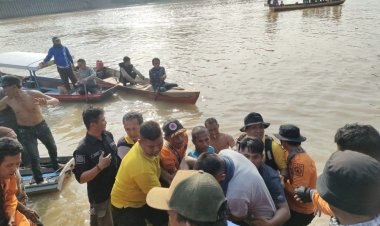 Nazel dan Adri Korban Tenggelam di Sungai Pagar Berhasil Ditemukan Tim SAR Gabungan
