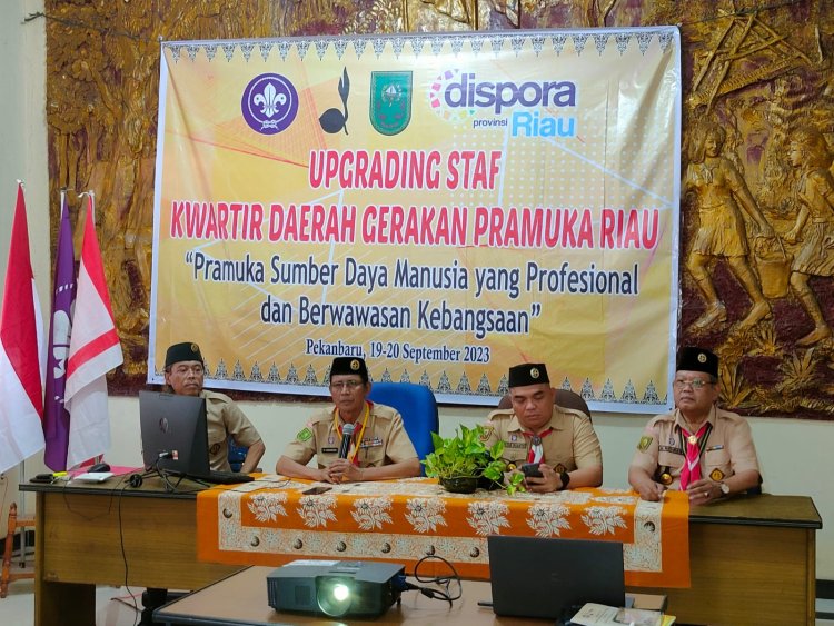 Kwarda Gerakan Pramuka Riau Selenggarakan Up Grading Staf