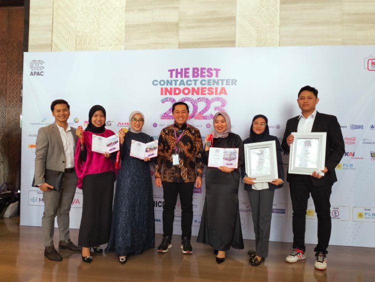 Pegadaian Borong Lima Penghargaan di Ajang The Best Contact Center Indonesia 2023