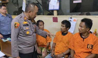Tiga Orang Ini Nekat Maling Kusen dan Jendela Bekas Kantor Kejati Riau