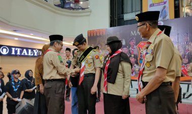 Jarwo Widodo dan Novelia Shafyra Terpilih Sebagai Duta Pramuka Riau 2023