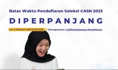 Pendaftaran CPNS Diperpanjang Hingga 11 Oktober, Ini Alasannya