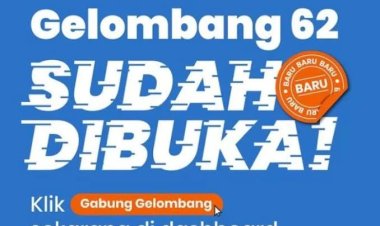 Kartu Prakerja Gelombang 62 Dibuka, Ini Cara Link & Daftarnya