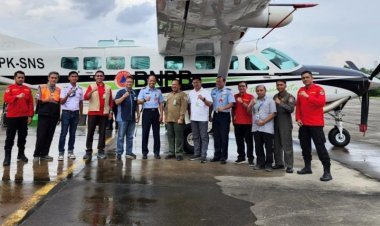 5.020 Kg Garam Sudah Disemai di Langit Riau, Operasi TMC Hujan Buatan Tahap Keenam Berakhir