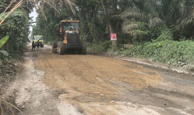 Demi Keselamatan dan Kelancaran Operasional, PHR Perbaiki Jalan Kota Batak Petapahan
