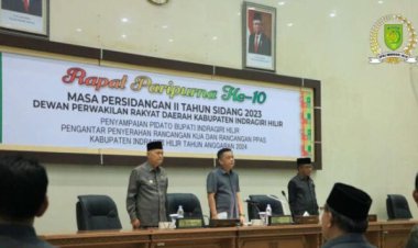DPRD Inhil Gelar Rapat Paripurna Penetapan RKPD 2024