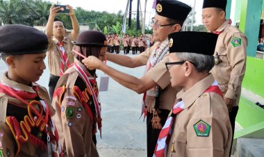 Kemah Hari Santri Nasional Sako Ma'arif NU Siak Diikuti 300 Lebih Peserta 