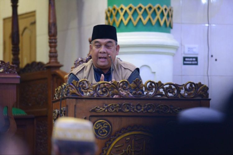 Tim Gerakan Sholat Subuh Berjamaah Riau Tour Dakwah ke Sumbar, Wagubri: Ibadah Harus Dibarengi Pemahaman Ilmu Agama