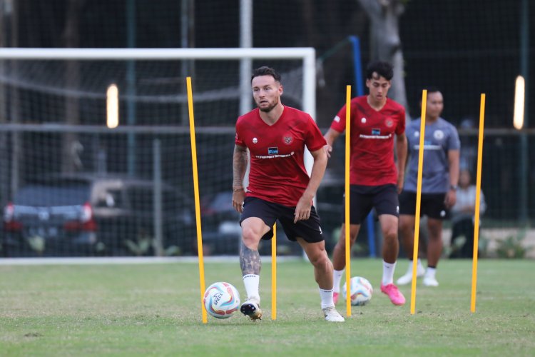 Jelang Timnas Indonesia vs Brunei Darussalam, 26 Pemain Timnas Indonesia Latihan Perdana, Termasuk Edo dan Marcelino yang Cedera