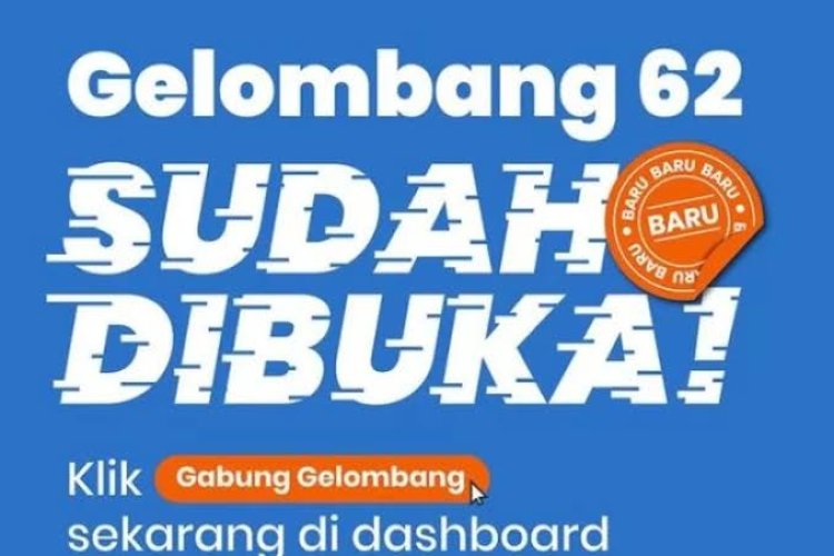 Kartu Prakerja Gelombang 62 Dibuka, Ini Cara Link & Daftarnya