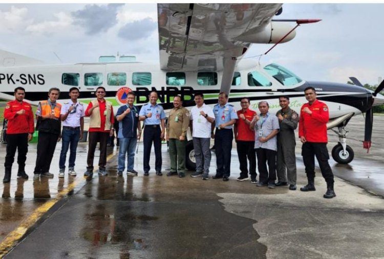 5.020 Kg Garam Sudah Disemai di Langit Riau, Operasi TMC Hujan Buatan Tahap Keenam Berakhir