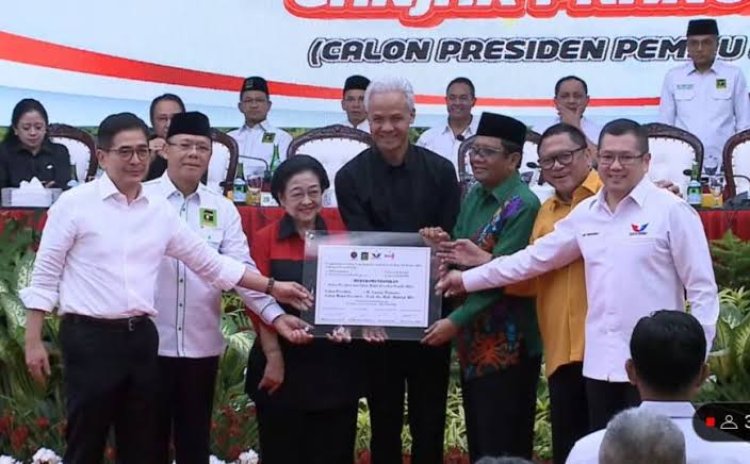 Sah! Mahfud MD Dampingi Ganjar Pranowo jadi Cawapres