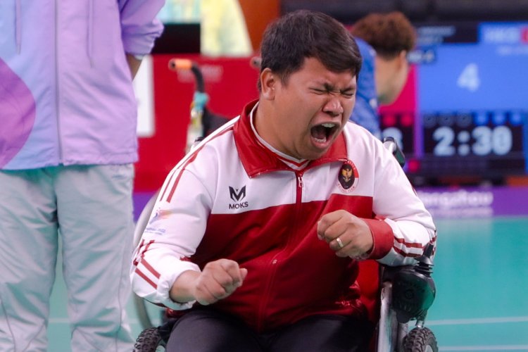 Kalahkan Atlet Malaysia Lee Chee Hoong, Atlet Boccia Felix Ardi Yudha Raih Emas di Asian Para Games 2022 Hangzhou