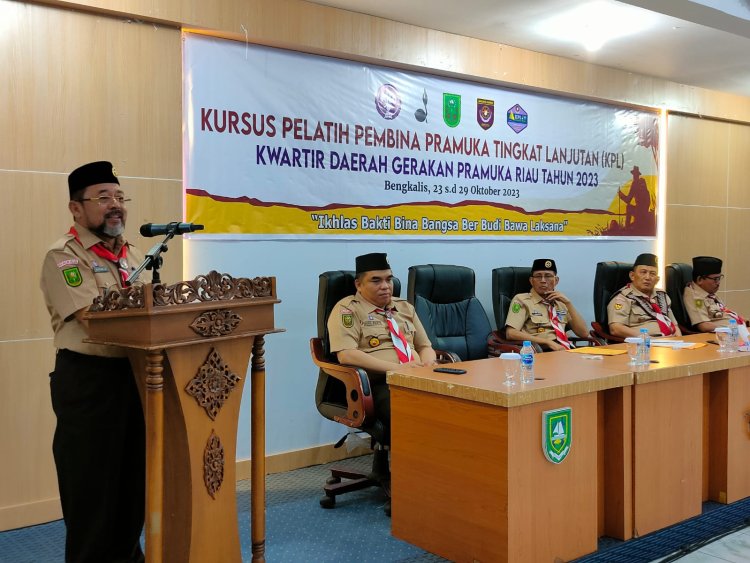 Dari KPL Kwarda Riau, Bupati Bengkalis Berharap Terwujud SDM Berkualitas