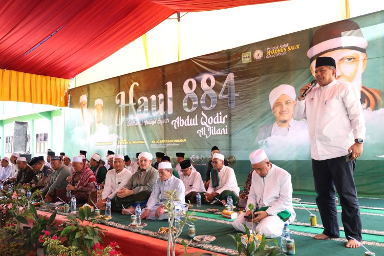 Alfedri Hadiri Haul ke-884 Sulthonul Auliya' Syech Abdul Qodir Al Jilani, Komitmen Perhatikan Pondok Pesantren