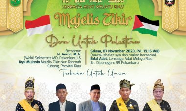 Majelis Zikir LAMR Untuk Palestina Selasa Malam, Berzikir dan Galang Dana