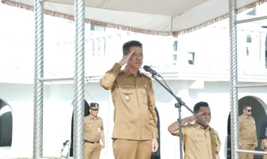 Bupati Rohil Afrizal Sintong Ingatkan ASN Terus Tingkatkan Disiplin