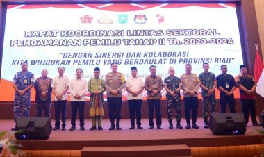 Kapolda Riau Minta Seluruh Pihak Saling Bersinergi agar Pelaksanaan Pemilu di Riau Berjalan Aman dan Kondisif