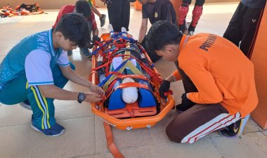 Mastomi dari Kwarda Riau Ikuti TC Pra Jambore Nasional Potensi SAR 2023 