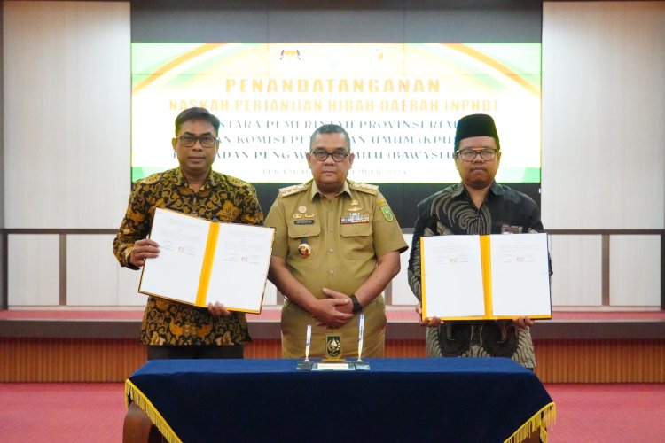 KPU Riau Dapat Kucuran Hibah Rp133 Miliar Lebih untuk Pilgubri dari Pemprov Riau