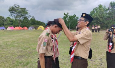 UNRI Campground Explore se-Riau Diikuti 5 Utusan Kwarcab, Ini Pesan Ka kwarda Riau