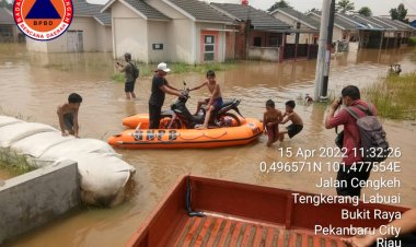 Pekanbaru Masih Diguyur Hujan, BPBD Waspadai Bencana Hidrometeorologi