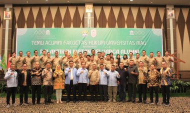 Ronal Akhyar Jadi Ketua, Widiarso Dilantik Sebagai Kepala Bidang Kominfo dan Humas IKA FH UNRI Periode 2022-2026