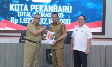 Pemko Pekanbaru Terima DIPA dan Alokasi TKD 2024 Rp1,63 Triliun dari Pemerintah Pusat