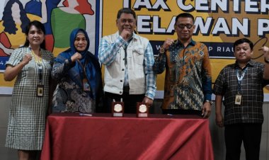 Kanwil DJP Riau dan Balai Diklat Keuangan Pekanbaru Sukses Gelar Tax Center dan Relawan Pajak Gathering 2023