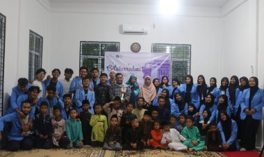 Maba Ilmu Komunikasi kelas 1 D Uin Suska Riau Gelar Aksi Kemanusiaan di Panti Asuhan An – Nisa
