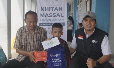 Momen Liburan Sekolah YBM PLN UPT Pekanbaru dan IZI Riau gelar Program Khitan Massal Gratis