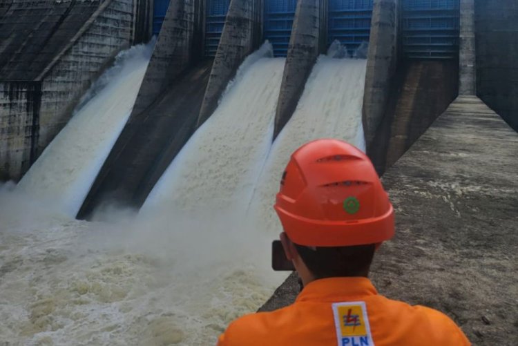 Sebagian Wilayah Kampar Terdampak Banjir, Pintu Waduk PLTA Koto Panjang Dibuka 5x1 Meter