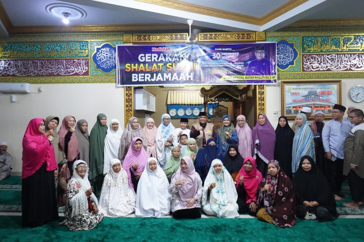 Perkuat Ukhuwah Islamiyah, Gubri Edy Natar Nasution Berdakwah Melalui Gerakan Sholat Subuh Berjamaah