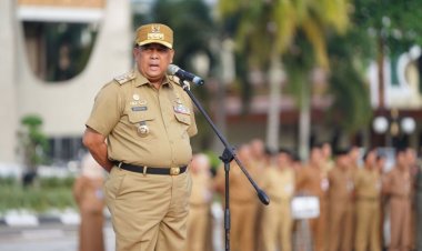 Apel Perdana Tahun 2024, Gubernur Riau Edy Natar Nasution Minta Seluruh Pegawai Bekerja Maksimal