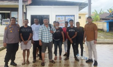 Hendak Menyebrang ke Malaysia Secara Ilegal, Polsek Panipahan Amankan 11 Orang Rohingya dan 11 WNI