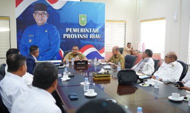 Berharap Wartawan Sampaikan Kebenaran ke Masyarakat tentang Pembangunan, Gubri Terima Kunjungan PWI Riau 