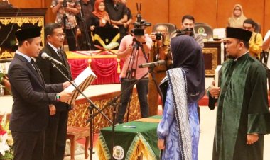 Gantikan Sahroni Tua, Yuliawati Dilantik Jadi Anggota DPRD Provinsi Riau Pengganti Antar Waktu
