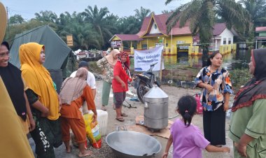 Bantu Korban Banjir Riau, LAZnas PHR Buka Dapur Umum dan Posko Kesehatan