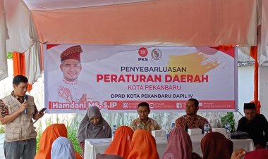 Minta Masukan Masyarakat, Anggota DPRD Pekanbaru Hamdani Sosialisasikan Perda Tanggung Jawab Sosial dan Lingkungan Perusahaan