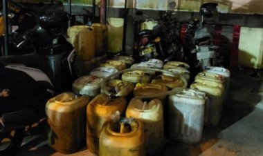 Diduga Timbun dan Jual BBM Solar Tanpa Izin, Satreskrim Polresta Pekanbaru Tangkap HJS