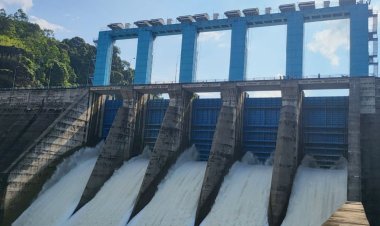 PLTA Koto Panjang Turunkan Bukaan Pintu Pelimpahan Air Waduk 5 x 40 cm Hari Ini