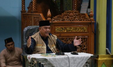 GSSB di Masjid Paripurna Al-Mujahidin Pekanbaru, Gubri Edy Natar Nasution Ajak Umat Islam Bersyukur