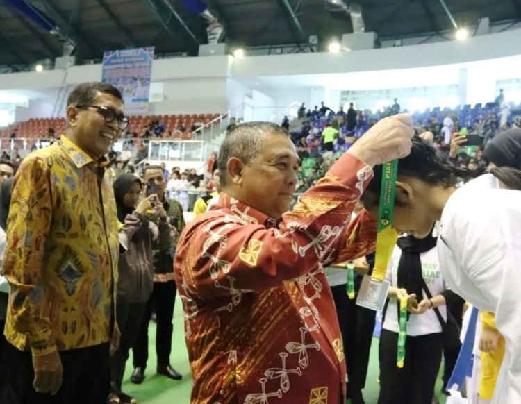 Ketua Komisi IV DPRD Provinsi Riau Parisman Ihwan Hadiri Kejurprov FORKI Riau di Gelanggang Olahraga Remaja