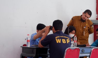 Disdukcapil Pekanbaru Data dan Rekam KTP-el Terhadap 558 Warga Binaan Rutan Kelas I 