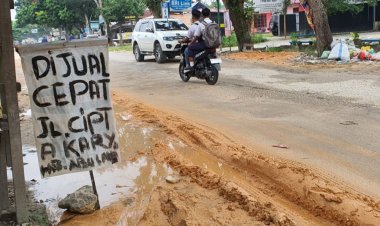 Jalan Cipta Karya Masih Rusak, Pemprov Riau Minta Pemko Pekanbaru Segera Selesaikan Administrasi Aset