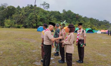 Danrem 031/WB Brigjen TNI Dani Rakca Buka Perkemahan Saka Wira Kartika di Buper Tahura