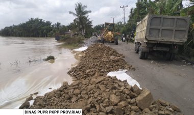 Jalan Lintas Rengat-Tembilahan Ditargetkan Fungsional Jelang Idul Fitri 2024