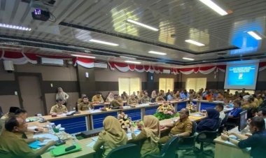 Persiapan Anggaran Tahun 2024, Pj Bupati Kampar Evaluasi Realisasi Fisik dan Keuangan